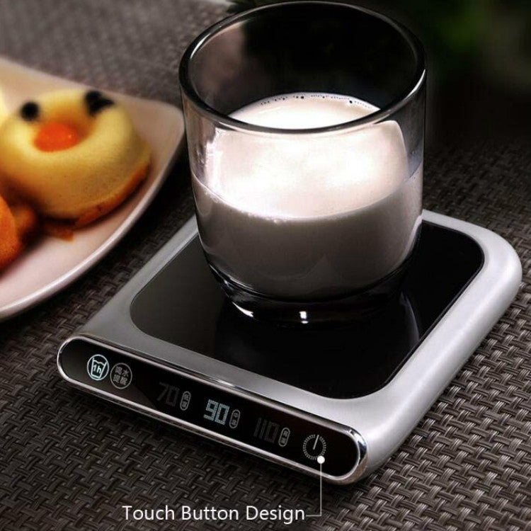 Smart 55 Degree Constant Temperature Coaster Winter Desktop Insulation And Warm Heating Usb Coaster(Wave Display)