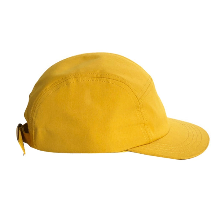 Short Brim Hat Solid Color Skateboard Flat Brim Five-Piece Hat, Size:One Size