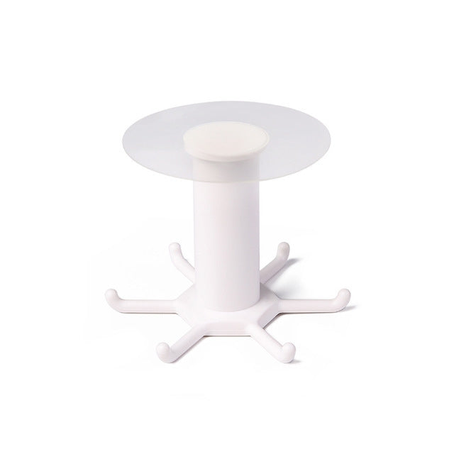4 PCS Kitchen Storage Free Punching Multifunctional Rotatable Non-Marking Hook Rack, Style:Ceiling Hook