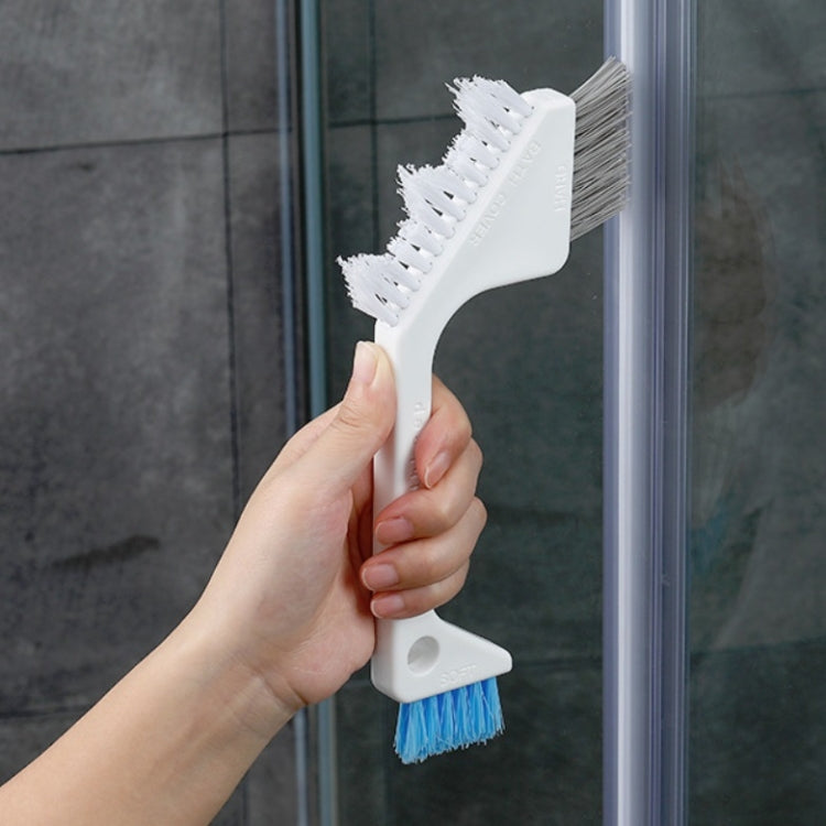 3 PCS Multi-Purpose Cleaning Brush Bathroom Tile Brush Kitchen Crevice Brush Bathroom Floor Tile Brush