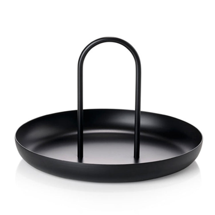 Round Portable Tray Living Room Debris Desktop Storage Tray
