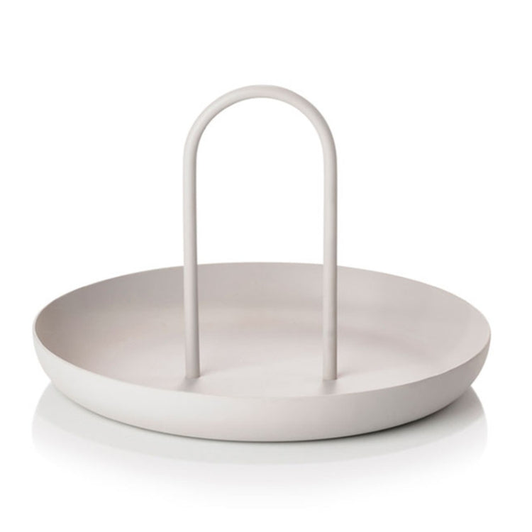 Round Portable Tray Living Room Debris Desktop Storage Tray