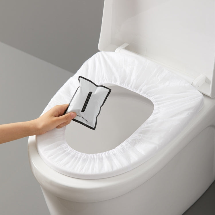 50 PCS Disposable Toilet Seat Cushion Travel Portable Toilet Cover Household Toilet Cover Random Colour Delivery