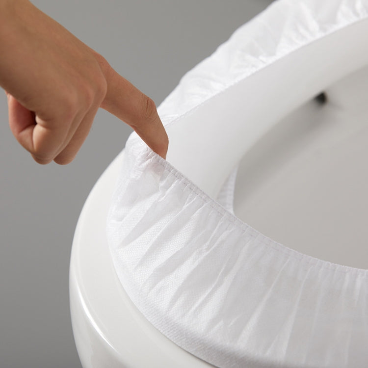 50 PCS Disposable Toilet Seat Cushion Travel Portable Toilet Cover Household Toilet Cover Random Colour Delivery