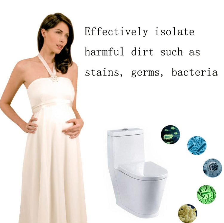 50 PCS Disposable Toilet Seat Cushion Travel Portable Toilet Cover Household Toilet Cover Random Colour Delivery