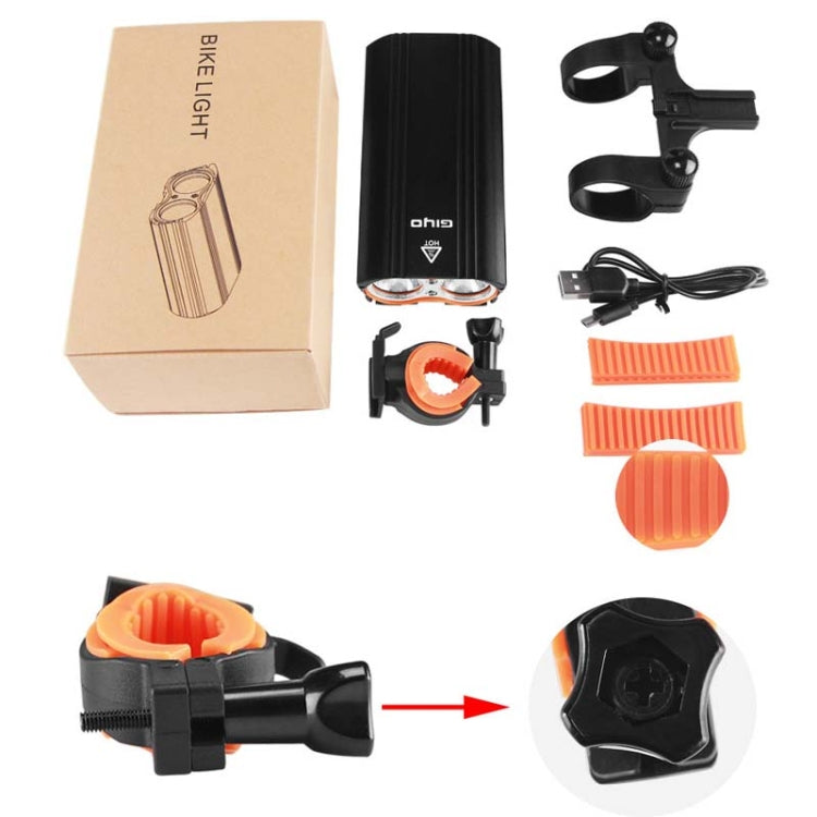 GIYO Bicycle Headlight T6 Rechargeable Waterproof Bicycle Headlight
