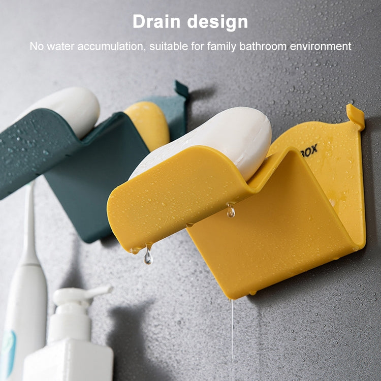 Multifunctional Hyperbolic Soap Shelf Bathroom Storage Rack Soap Holder(White)