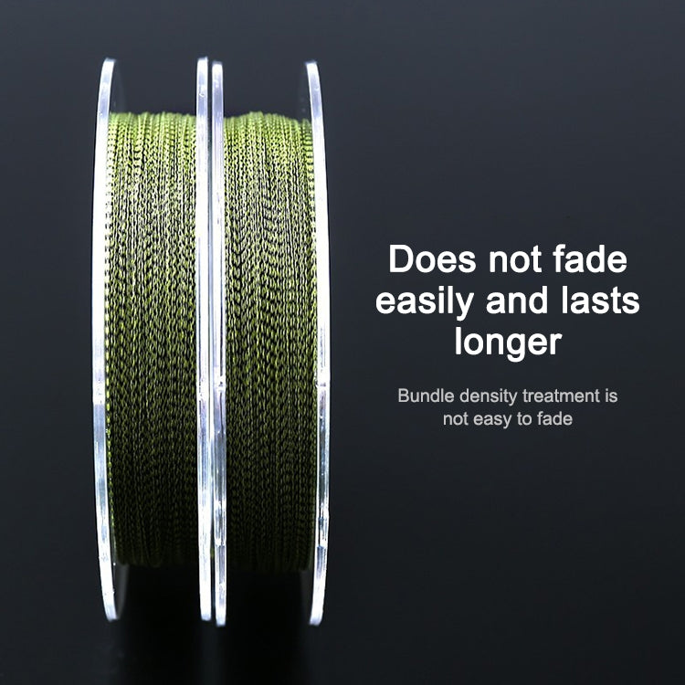 100m Dotted Stealth  Fishing Line PE Braided Fishing Line Wear-resistant Strong Pull, Line Number:1.5