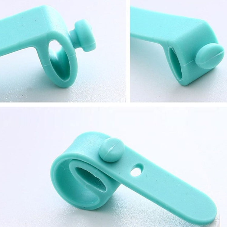 4 PCS Solid Color Cable Winder Organizer Holder Line Fixer Winder
