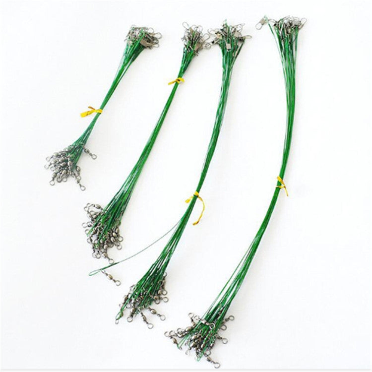 20 PCS Luya Front Wire With Pin Wire Anti-bite Wire, Size:15CM