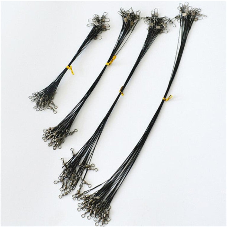 20 PCS Luya Front Wire With Pin Wire Anti-bite Wire, Size:15CM
