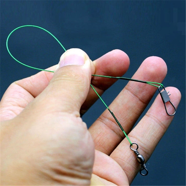 20 PCS Luya Front Wire With Pin Wire Anti-bite Wire, Size:15CM