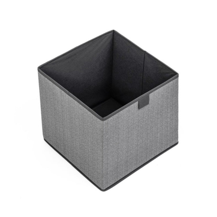Non-woven Drawer Storage Box Square Uncovered Clothing Debris Sorting Box, Capacity:29L
