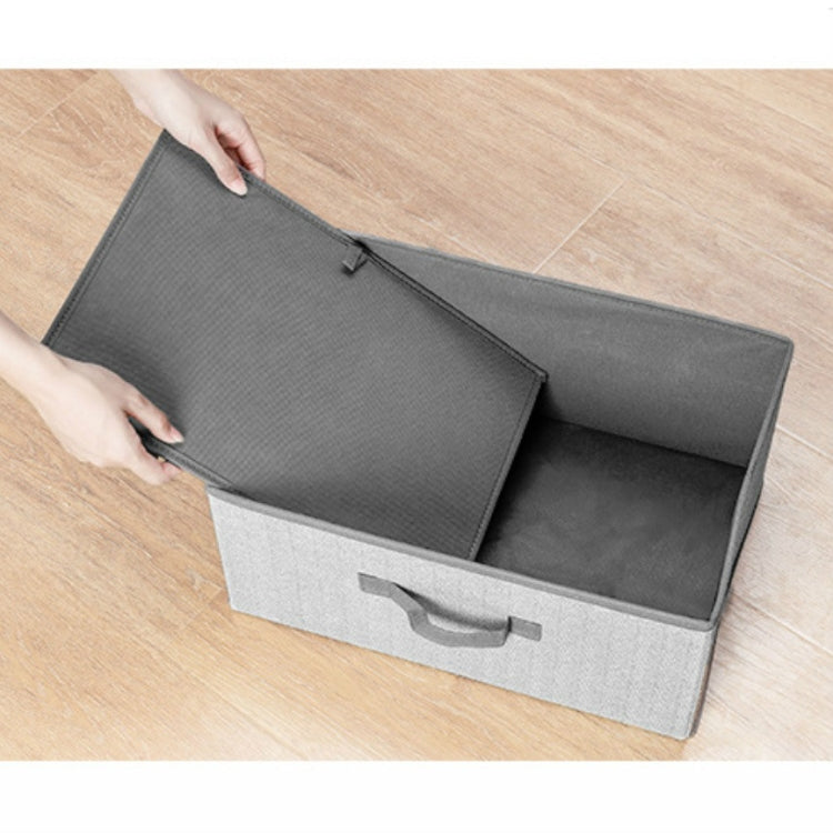 Non-woven Drawer Storage Box Square Uncovered Clothing Debris Sorting Box, Capacity:29L