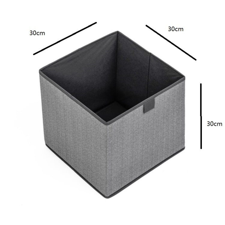 Non-woven Drawer Storage Box Square Uncovered Clothing Debris Sorting Box, Capacity:29L