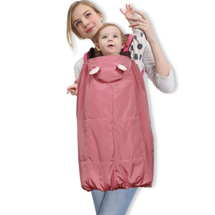 Waterproof Warm Baby Carrier Coat Cover Cape Cloak Infant Backpack Cover