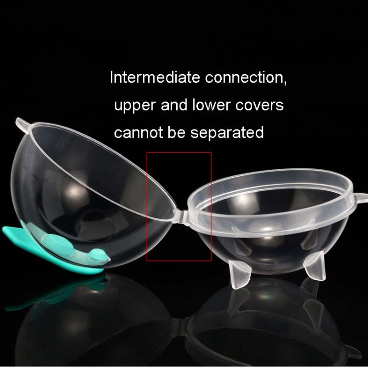 12 PCS Whiskey Ice Ball Mold Silicone PP Round Ice Tray Random Color Delivery, Style:Non-separable Cover