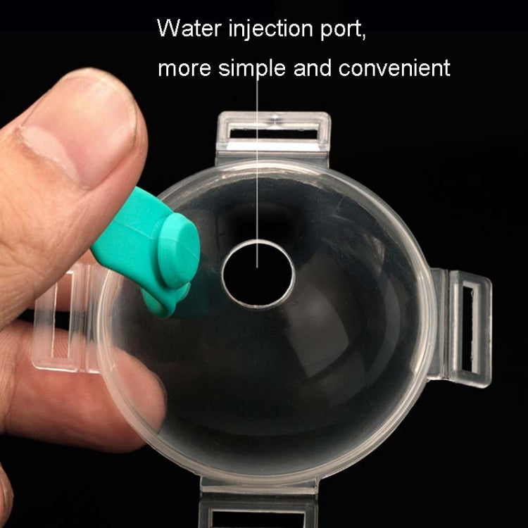 12 PCS Whiskey Ice Ball Mold Silicone PP Round Ice Tray Random Color Delivery, Style:Non-separable Cover