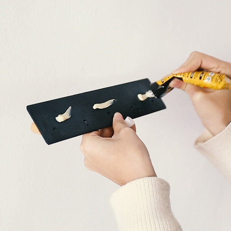 Wall Hanging Viscose Free Punch Key Hook Coat Hook, Specification:5 Hooks, Color:Black