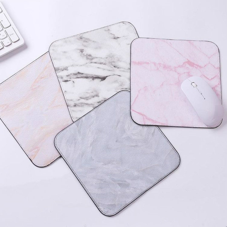 Office Desk Mat Marble Pattern Desk Organizer School Supplies Mouse Desk Tools