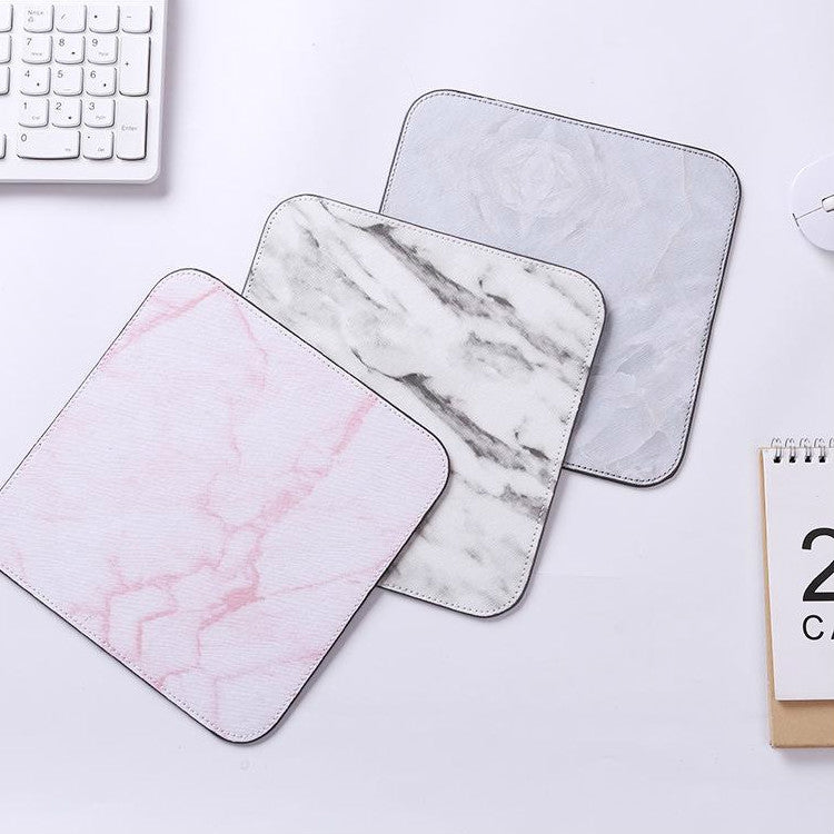 Office Desk Mat Marble Pattern Desk Organizer School Supplies Mouse Desk Tools