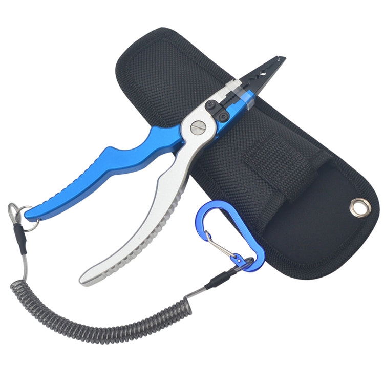 Aluminum Alloy Fishing Pliers Curved Handle Rod Clamp