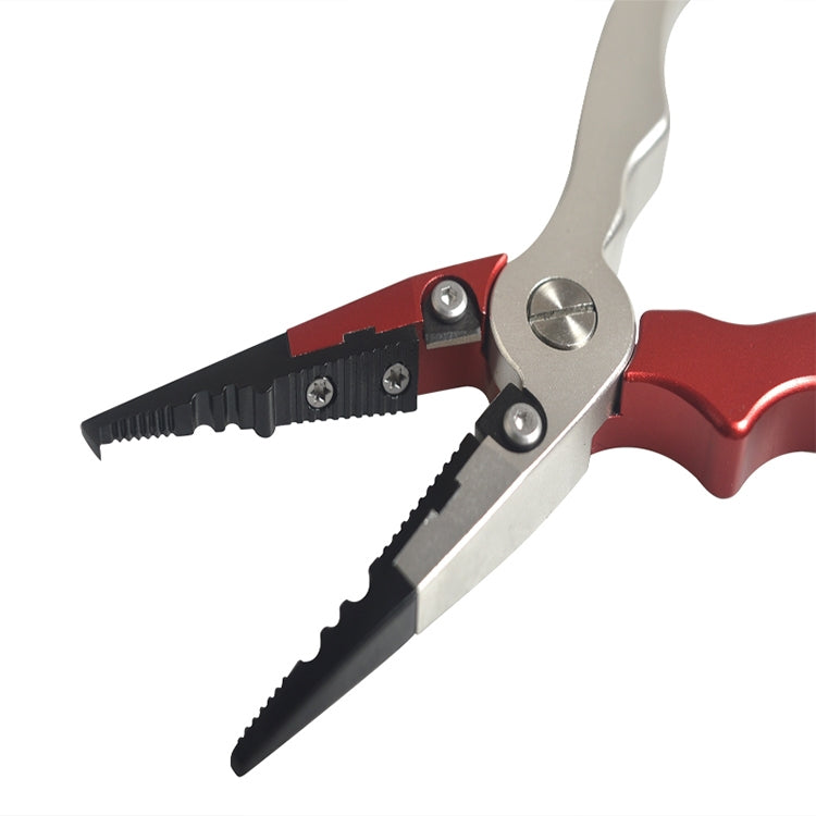 Aluminum Alloy Fishing Pliers Curved Handle Rod Clamp