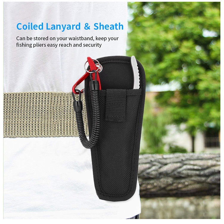 Aluminum Alloy Fishing Pliers Curved Handle Rod Clamp