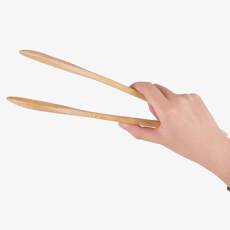 2 PCS Kitchen Pure Natural Bamboo Food Clip Wood Multifunctional Bread Salad Clip