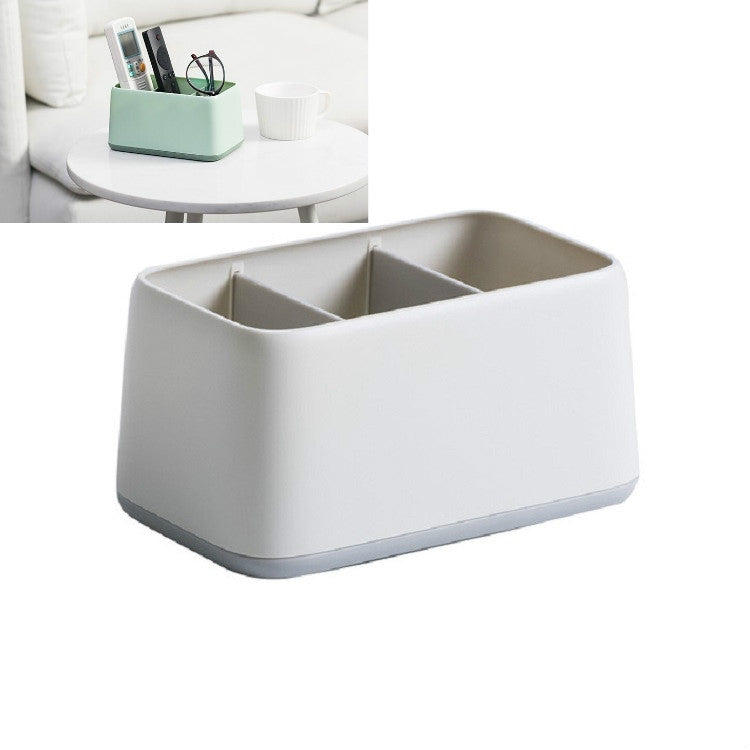 Matching Colors 3 Grids Desktop Organizing Storage Box Remote Control Fragmentation Small Object Placement Box