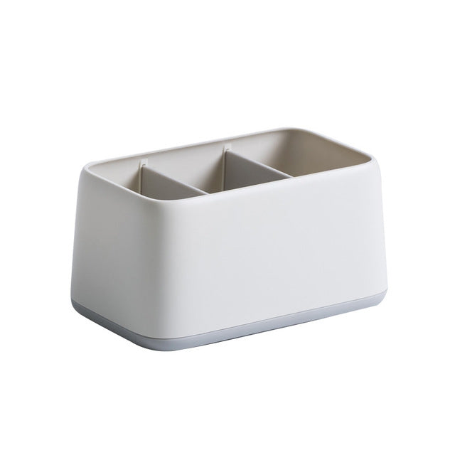 Matching Colors 3 Grids Desktop Organizing Storage Box Remote Control Fragmentation Small Object Placement Box