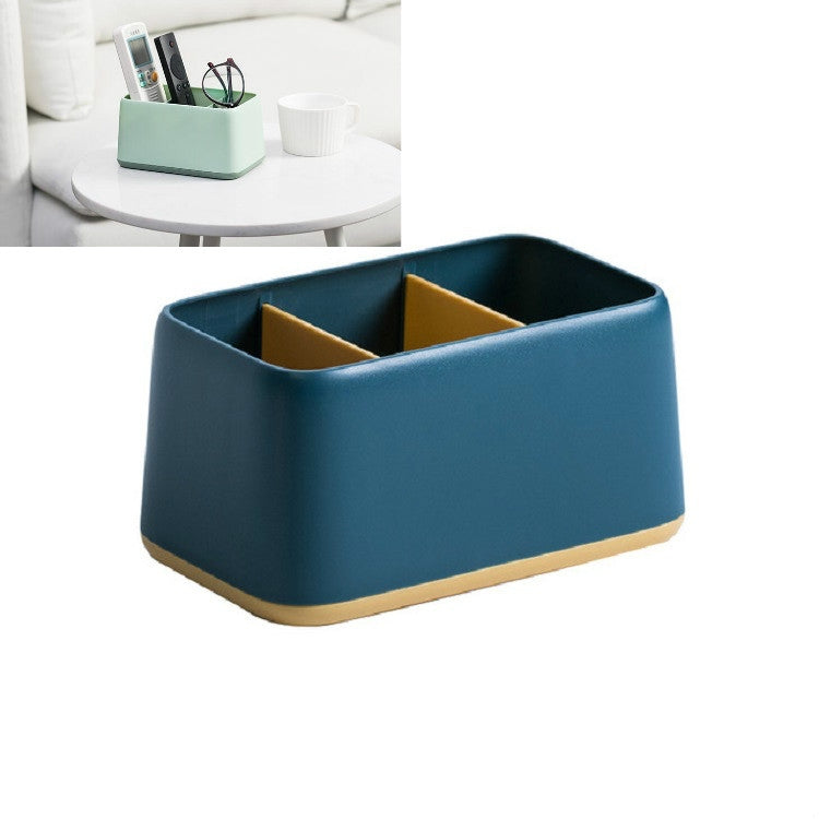 Matching Colors 3 Grids Desktop Organizing Storage Box Remote Control Fragmentation Small Object Placement Box