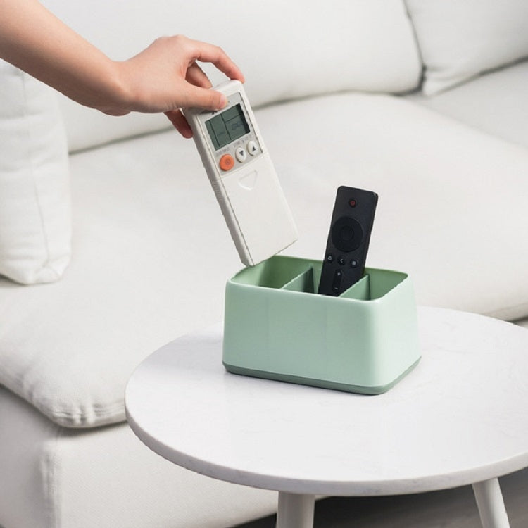 Matching Colors 3 Grids Desktop Organizing Storage Box Remote Control Fragmentation Small Object Placement Box