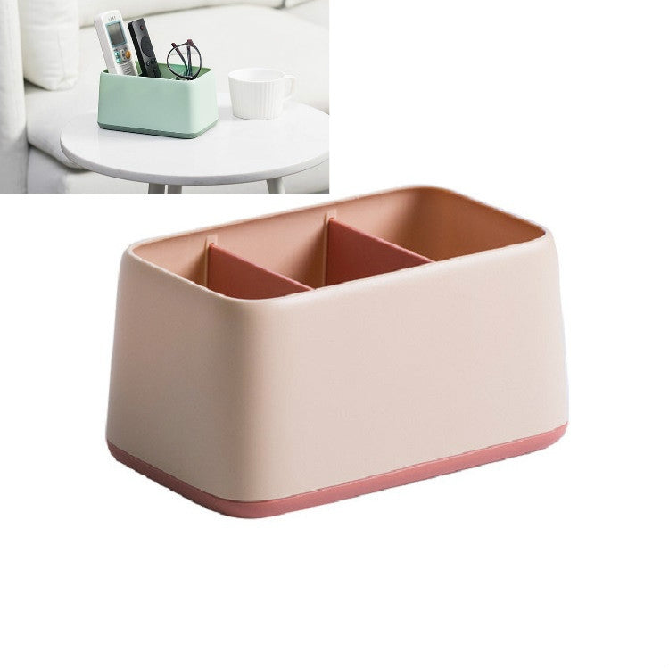 Matching Colors 3 Grids Desktop Organizing Storage Box Remote Control Fragmentation Small Object Placement Box