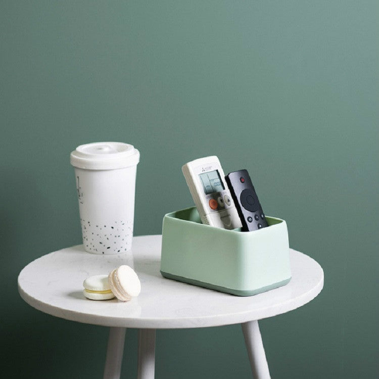 Matching Colors 3 Grids Desktop Organizing Storage Box Remote Control Fragmentation Small Object Placement Box