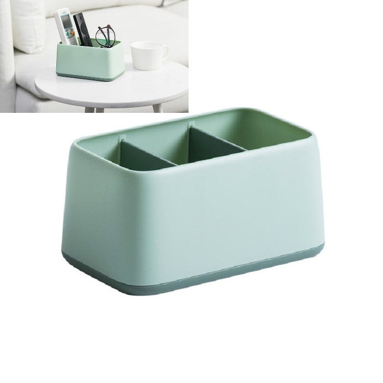 Matching Colors 3 Grids Desktop Organizing Storage Box Remote Control Fragmentation Small Object Placement Box