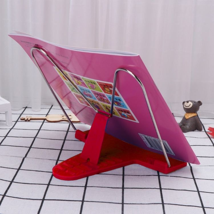 Adjustable Angle Metal Book Stand Fordable Portable Document Book-Reading Holder