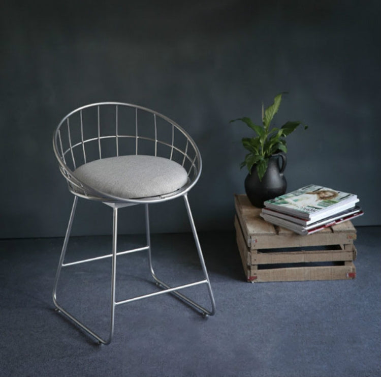 Simple High Stool Creative Casual Nordic Ring Cafe bBar Table and Chair, Size:High 45cm