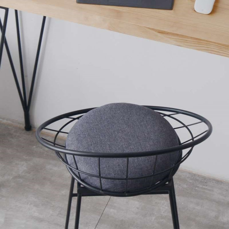Simple High Stool Creative Casual Nordic Ring Cafe bBar Table and Chair, Size:High 45cm