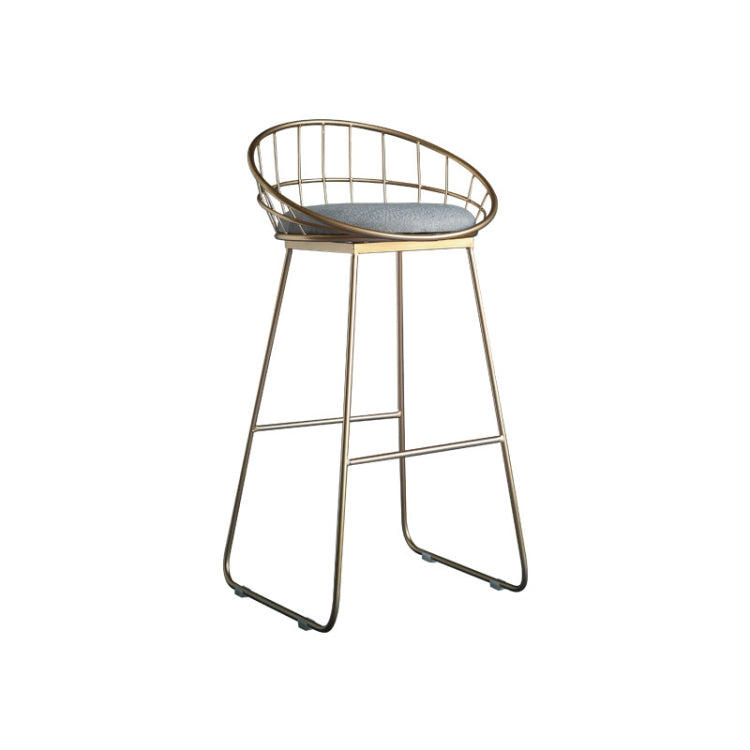 Simple High Stool Creative Casual Nordic Ring Cafe bBar Table and Chair, Size:High75cm