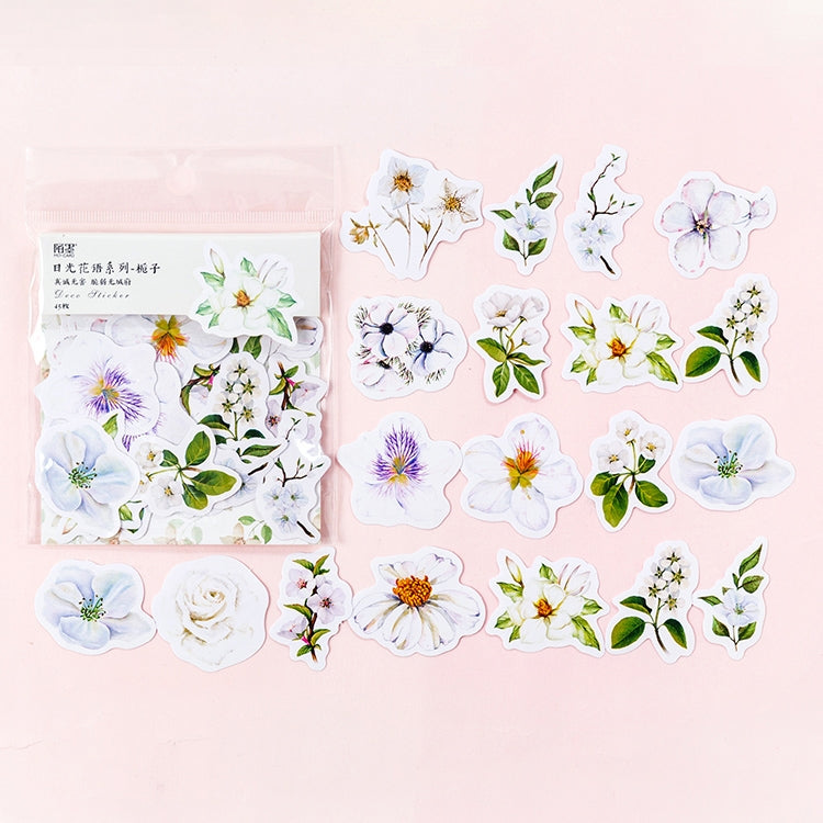 Journal Decoracion Cute Diary Flower Stickers Scrapbooking Flakes