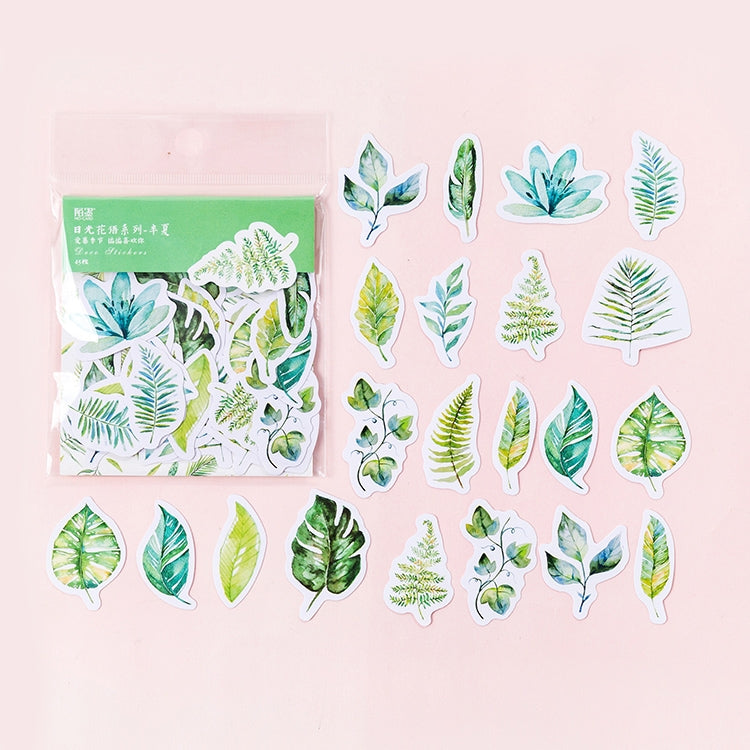 Journal Decoracion Cute Diary Flower Stickers Scrapbooking Flakes
