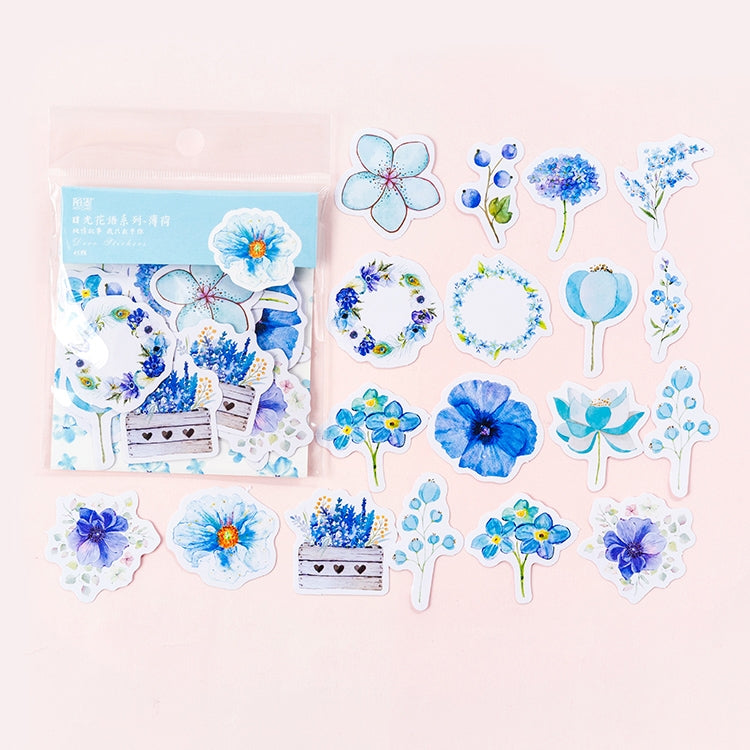Journal Decoracion Cute Diary Flower Stickers Scrapbooking Flakes