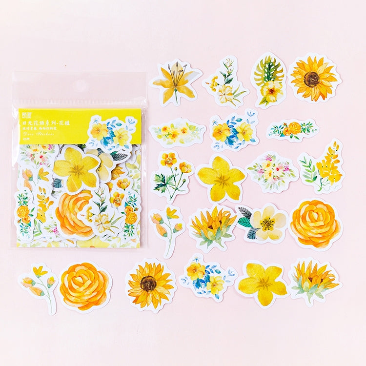 Journal Decoracion Cute Diary Flower Stickers Scrapbooking Flakes