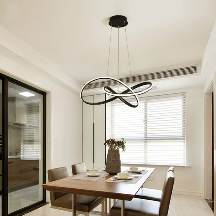 Simple and Creative Personality LED Living Room Bedroom Dining Room Chandelier, Diameter: 50cm, Light Color:Smart 3 Colors(White)