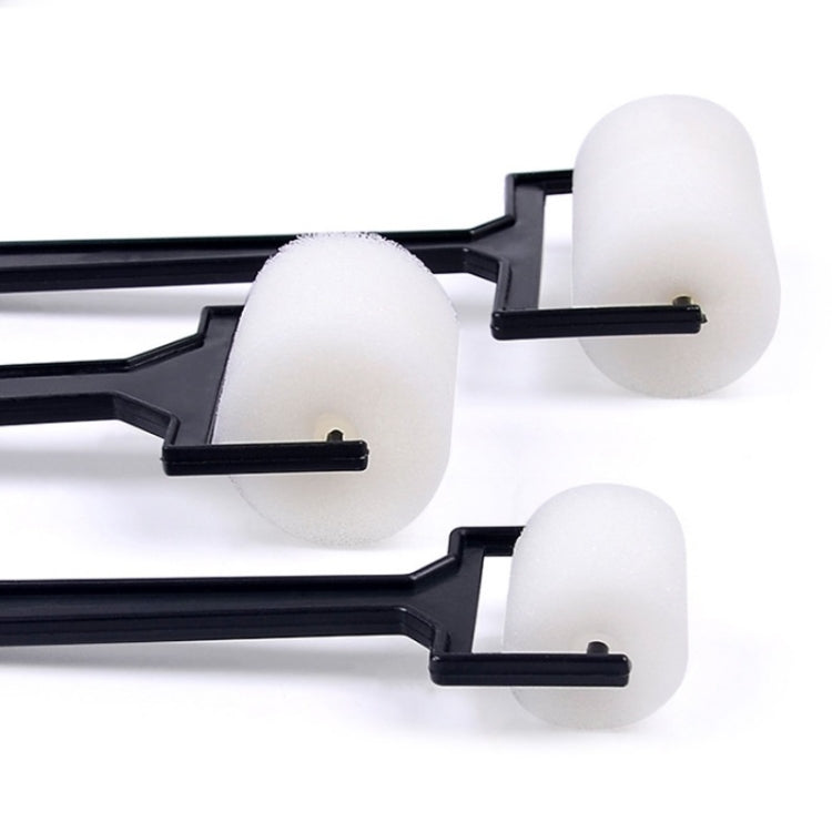 10 Packs Children Graffiti Painting DIY Roller Sponge Brush(White Sponge)