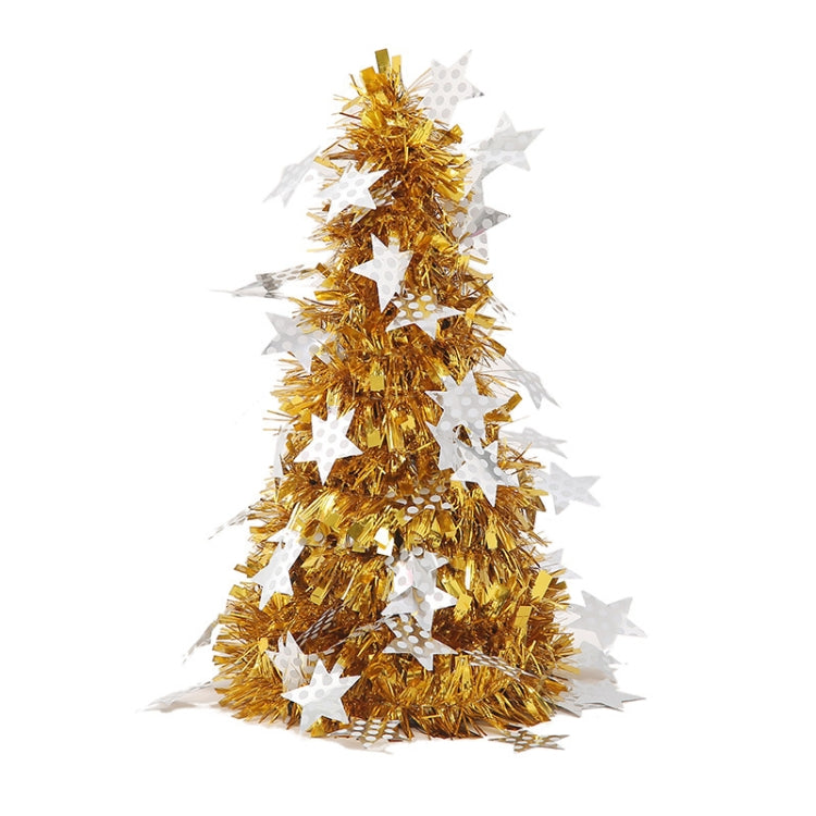 Mini Desktop Christmas Tree Hotel Shopping Mall Christmas Decoration, Size: With Five-pointed Star