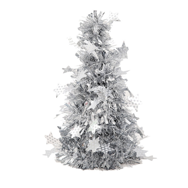 Mini Desktop Christmas Tree Hotel Shopping Mall Christmas Decoration, Size: With Five-pointed Star
