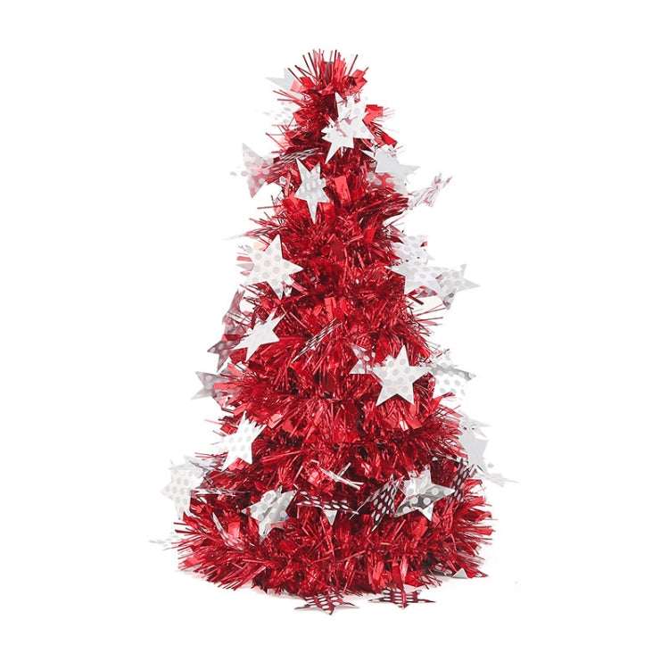 Mini Desktop Christmas Tree Hotel Shopping Mall Christmas Decoration, Size: With Five-pointed Star