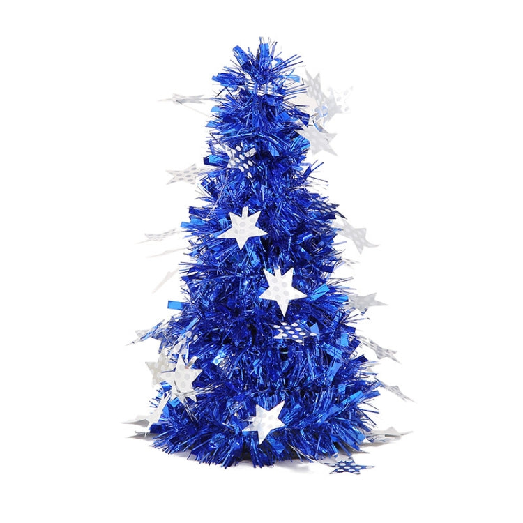 Mini Desktop Christmas Tree Hotel Shopping Mall Christmas Decoration, Size: With Five-pointed Star